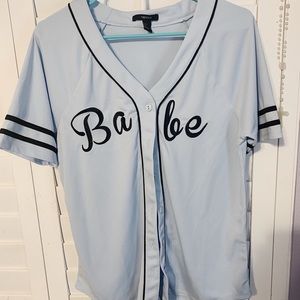 Overside baseball jersey